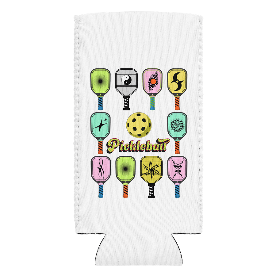 Pickleball Paddle Paradise Coozie Can Cooler product image (1)