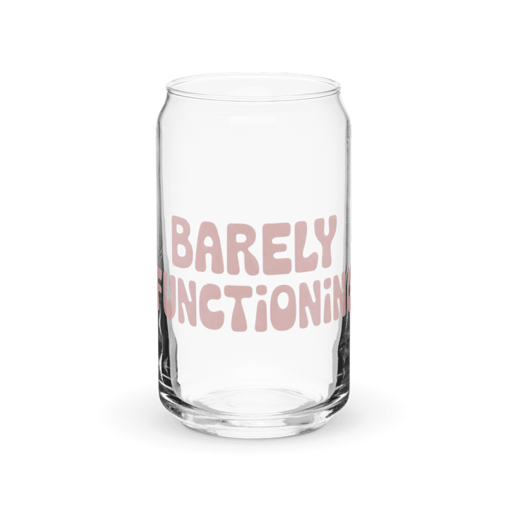 Barely Functioning Can-Shaped Glass product image (2)