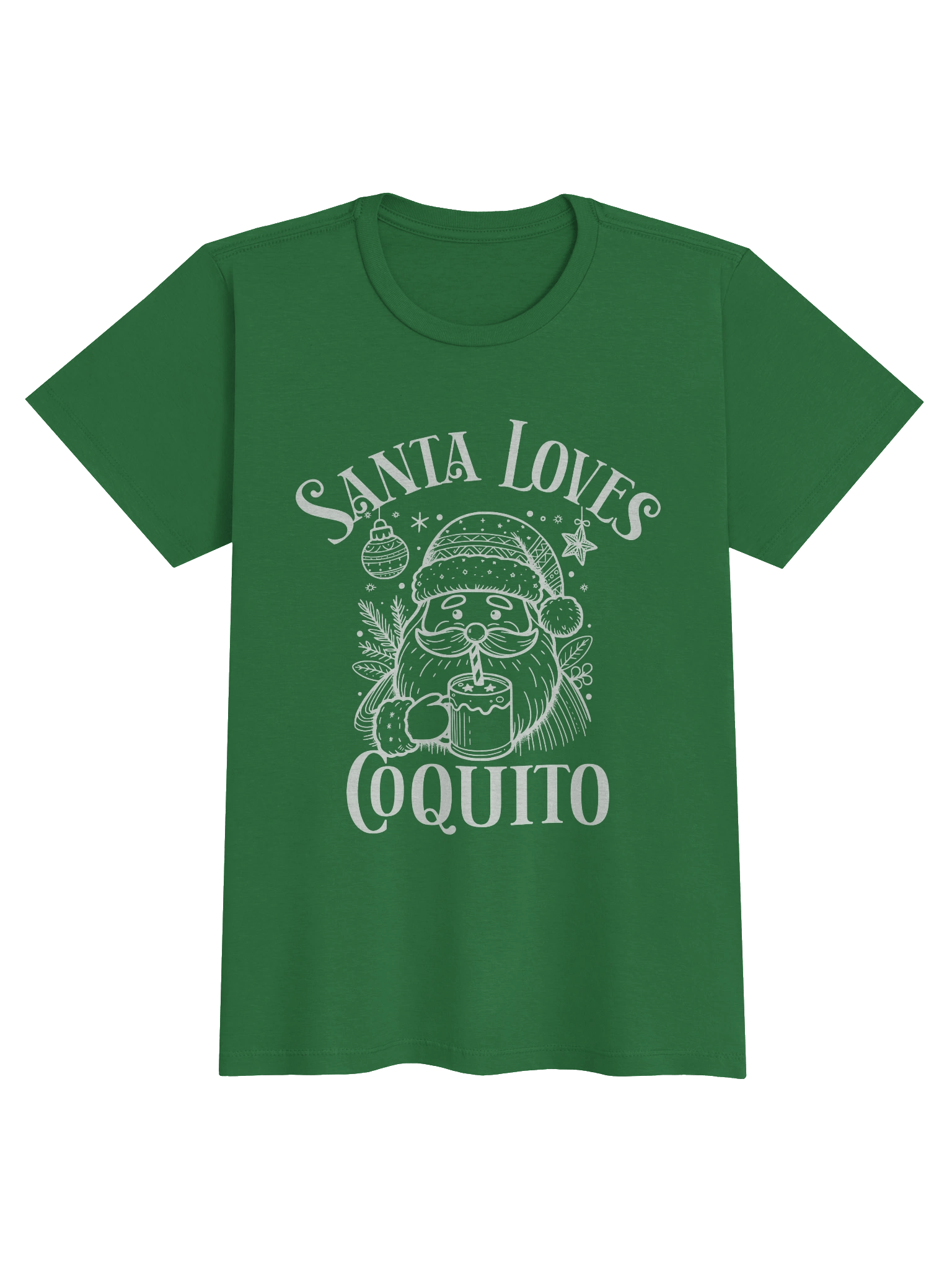 Santa Loves Coquito T-Shirt Mujer product image (4)