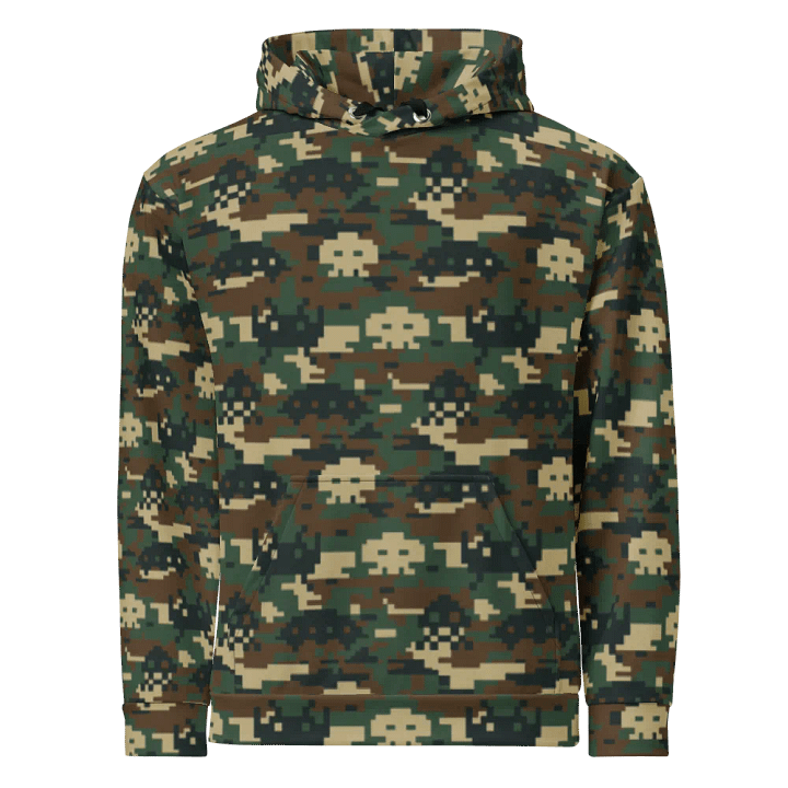 Space Invaders Camo Unisex Hoodie (Primal) product image (1)
