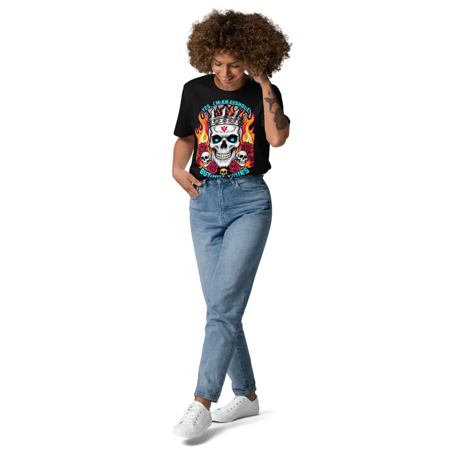 Rebel Royalty Skull Crown T-Shirt product image (11)
