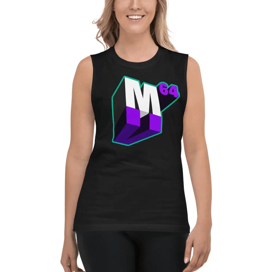 M64 Plays Logo Muscle Tank (Founding Member Edition) product image (4)