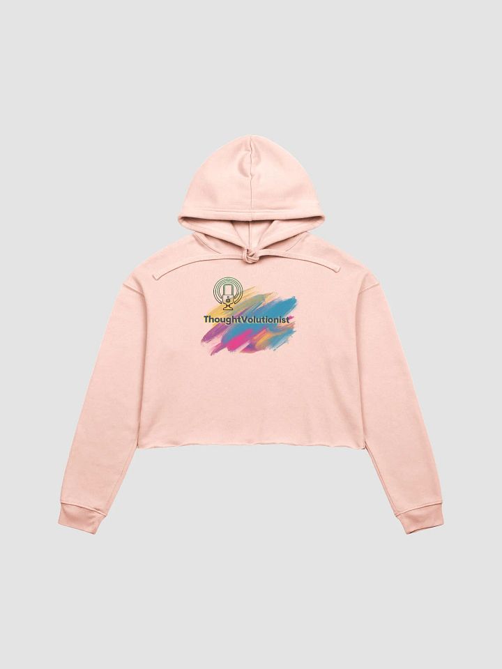 Thoughtvolutionist Crop Hoodie product image (1)
