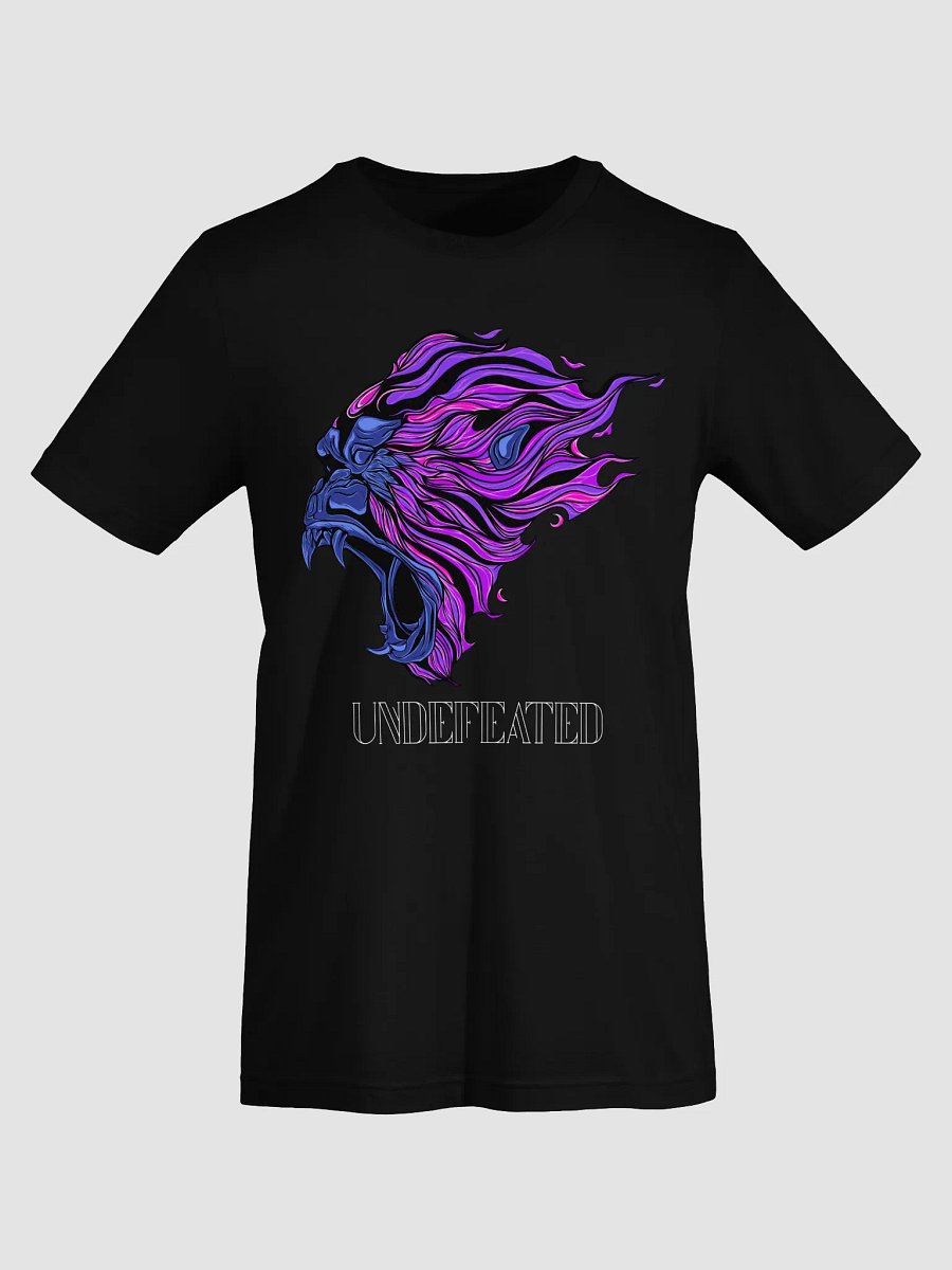 Vibrant Purple Gorilla Head "UNDEFEATED" Tee | Bella + Canvas 3001 Unisex Shirt product image (55)