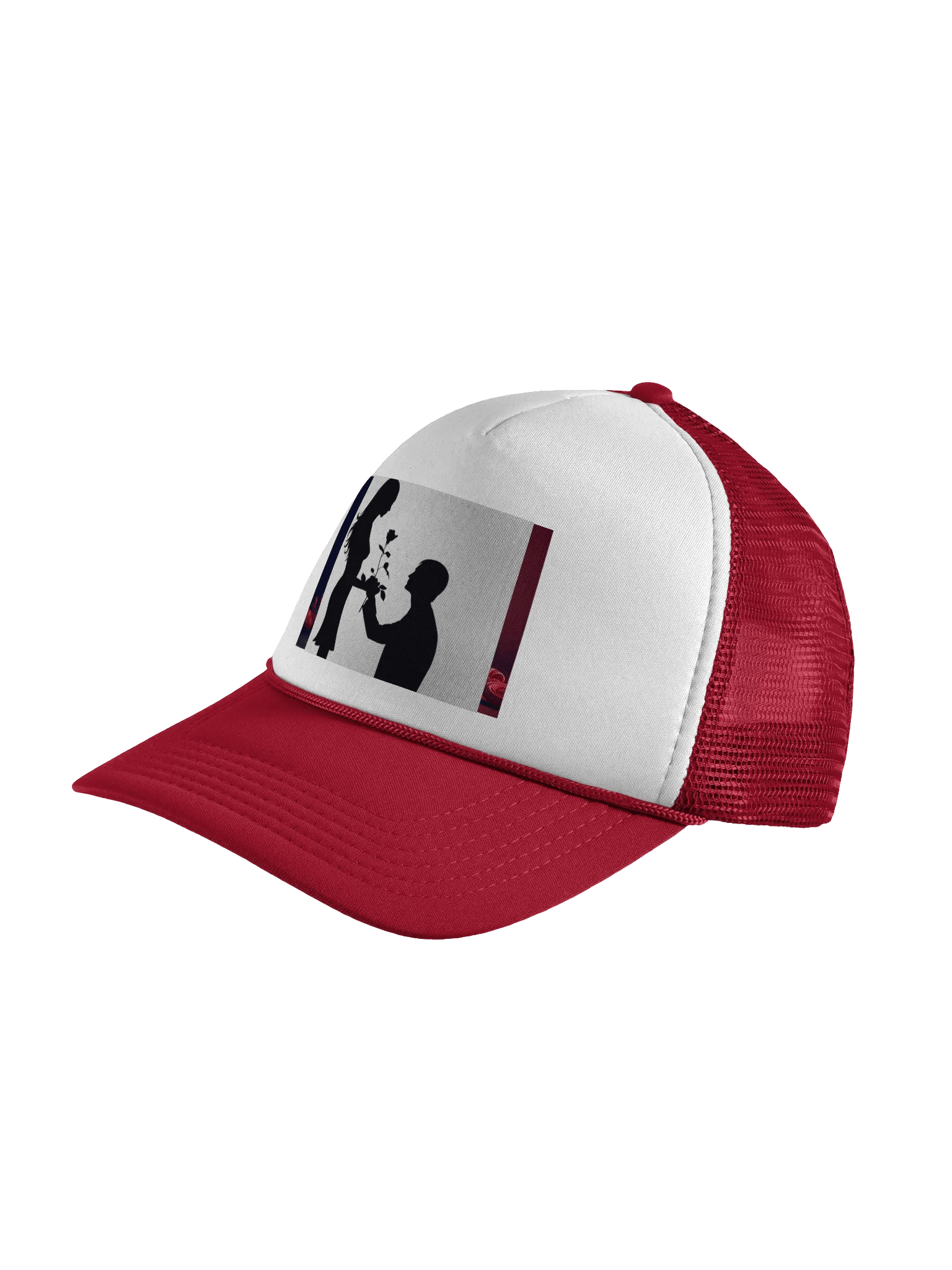 Ethereal Love Silhouette Trucker Hat product image (7)