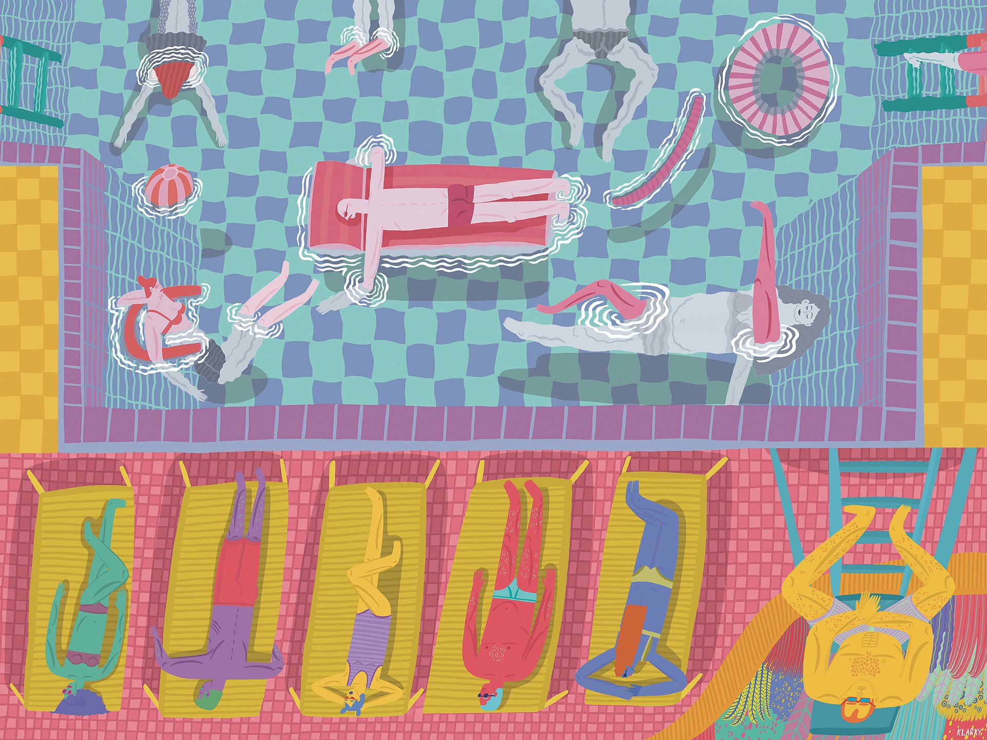 POOL CHILL poster product image (1)