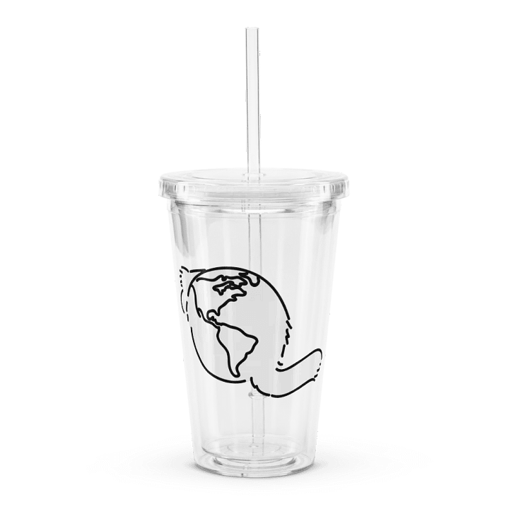 Planet Manul Americas - Transparent Cup & Straw product image (1)