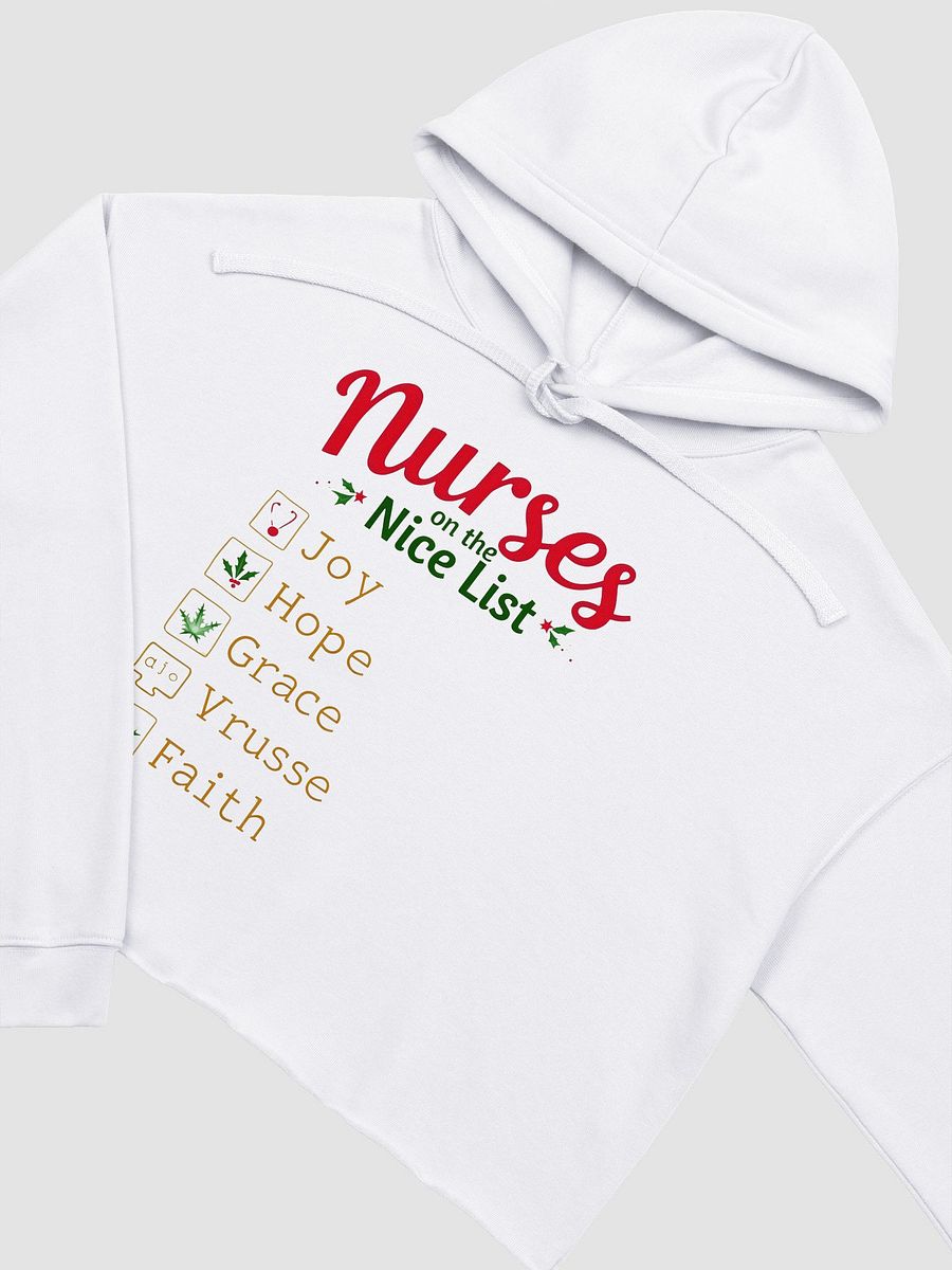 Holiday Cheer Nurses Crop Hoodie product image (8)