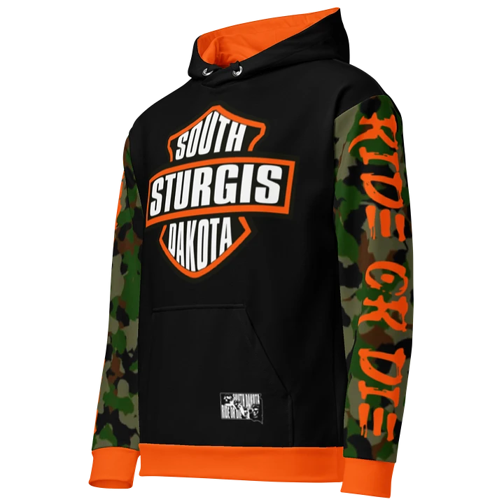 Sturgis Orange Camoflauge Hoodie product image (2)