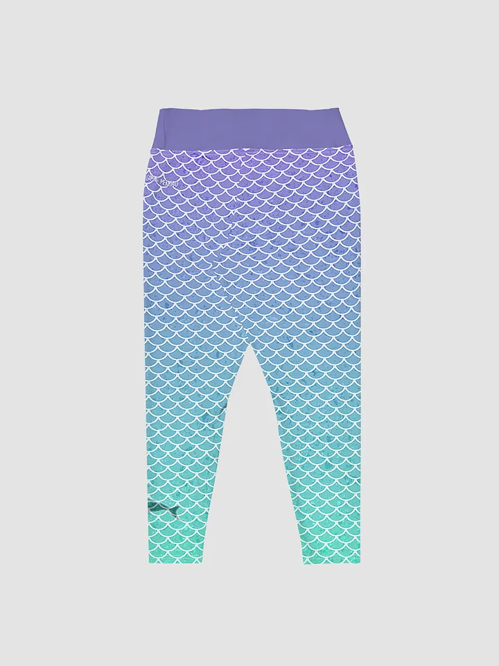 All-Over Print Plus Size Gaming Mermaid Leggings product image (2)