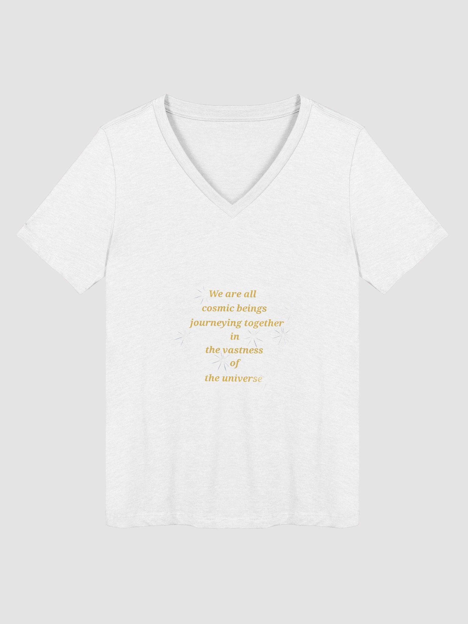 Cosmic Journey Relaxed V-Neck Tee product image (1)