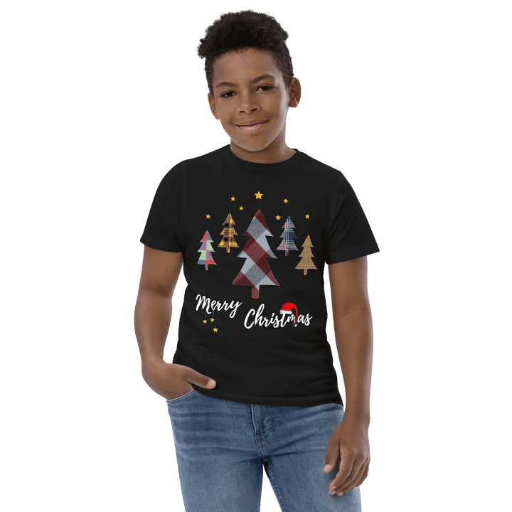 Happy Holidays in Christmas Youth Jersey T-Shirt product image (2)