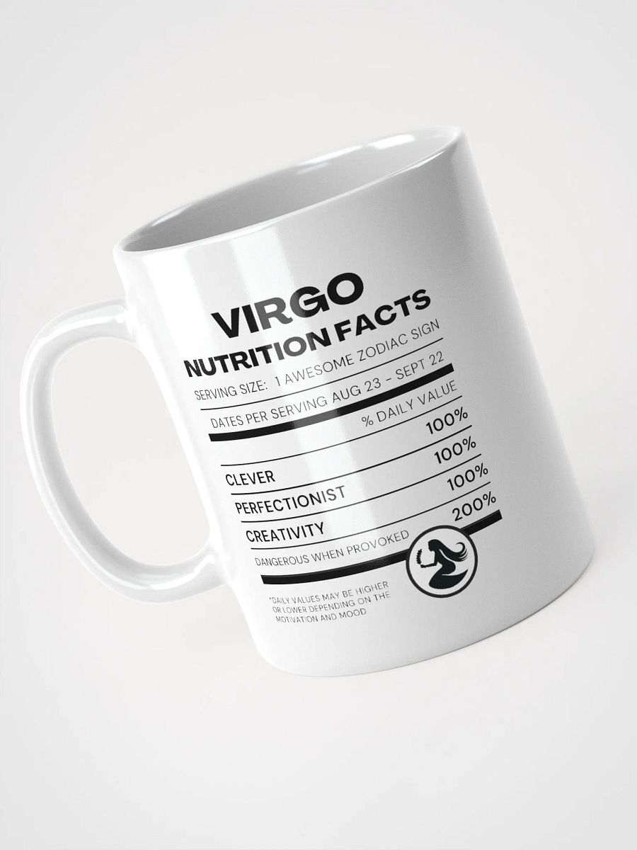 Virgo Nutrition Facts Mug product image (4)