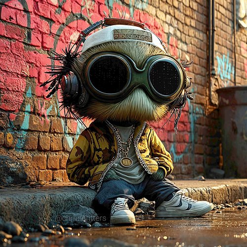 Chillin Critters FILE 013 – “Slow Motion Static”
Name’s Slomo.
He don’t rush. Just soaks it all in—one bassline at a time.
Po...