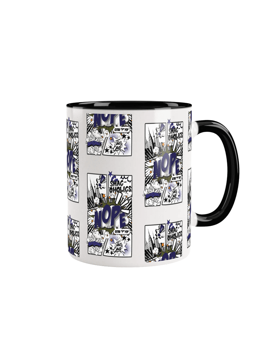 Shac-oholics Comic Blast Mug - Dark Blue 
