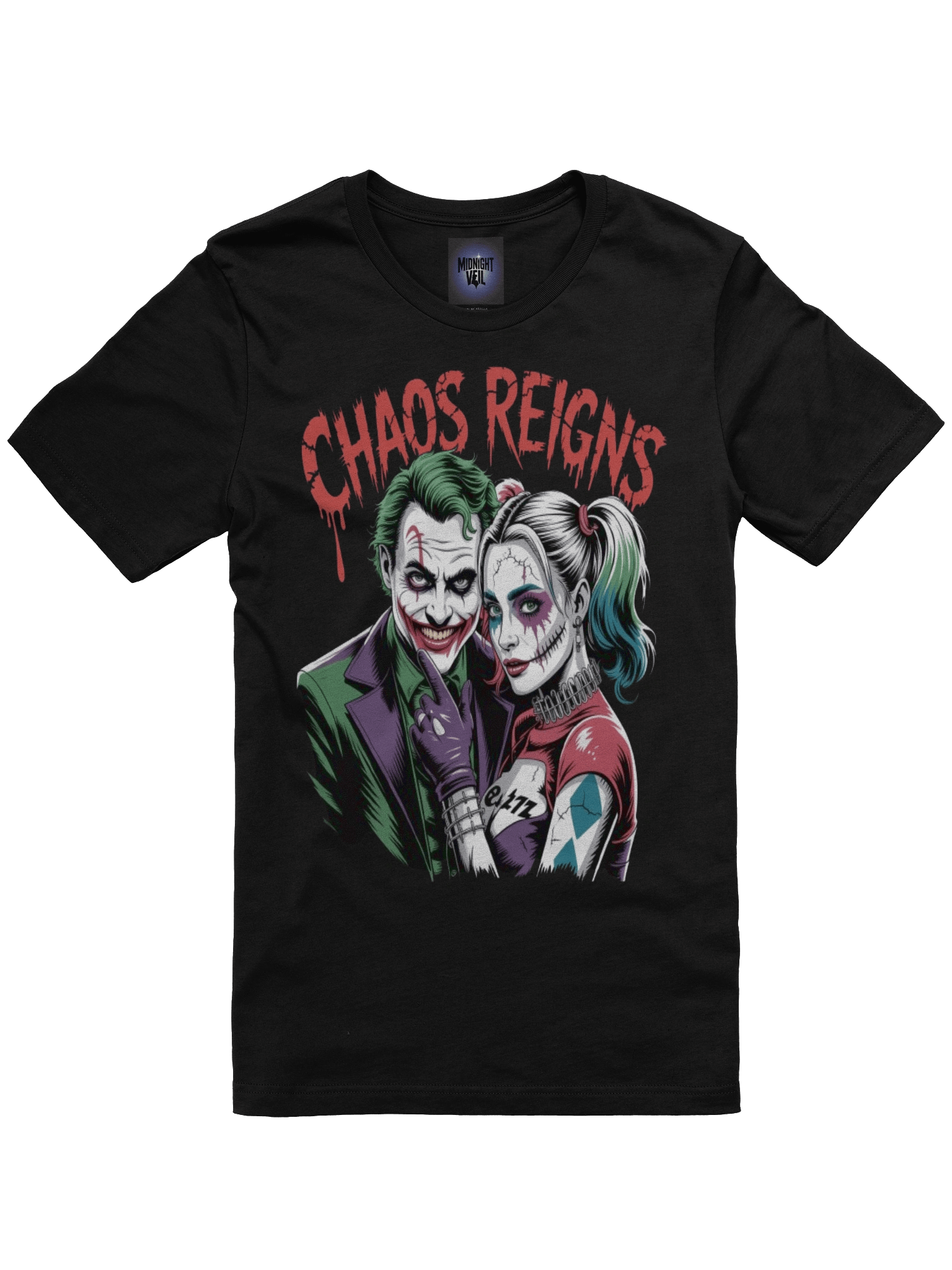 Chaos Reigns: Joker and Harley Quinn Diabolical Embrace T-Shirt product image (3)