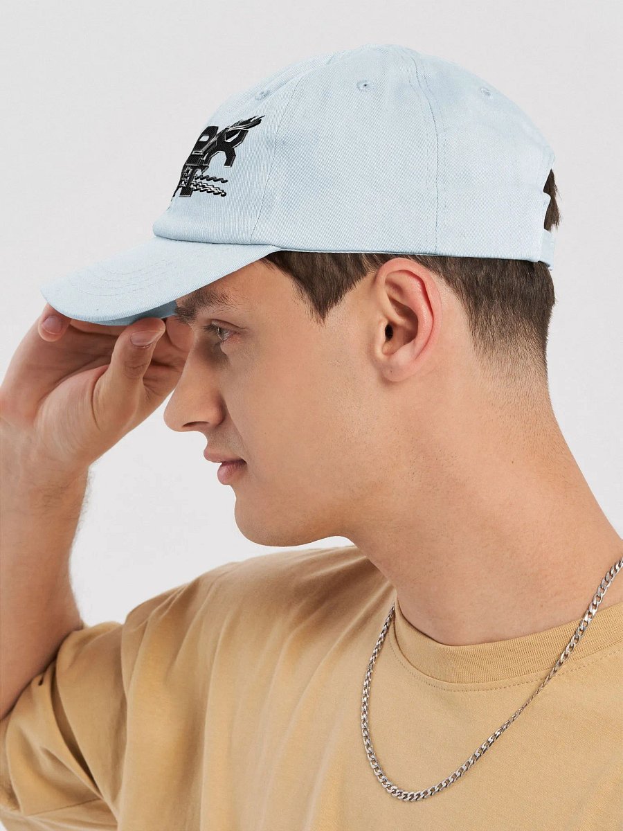 Pastel Dad Hat - Embroidered - Black HApex Gear White Logo product image (7)