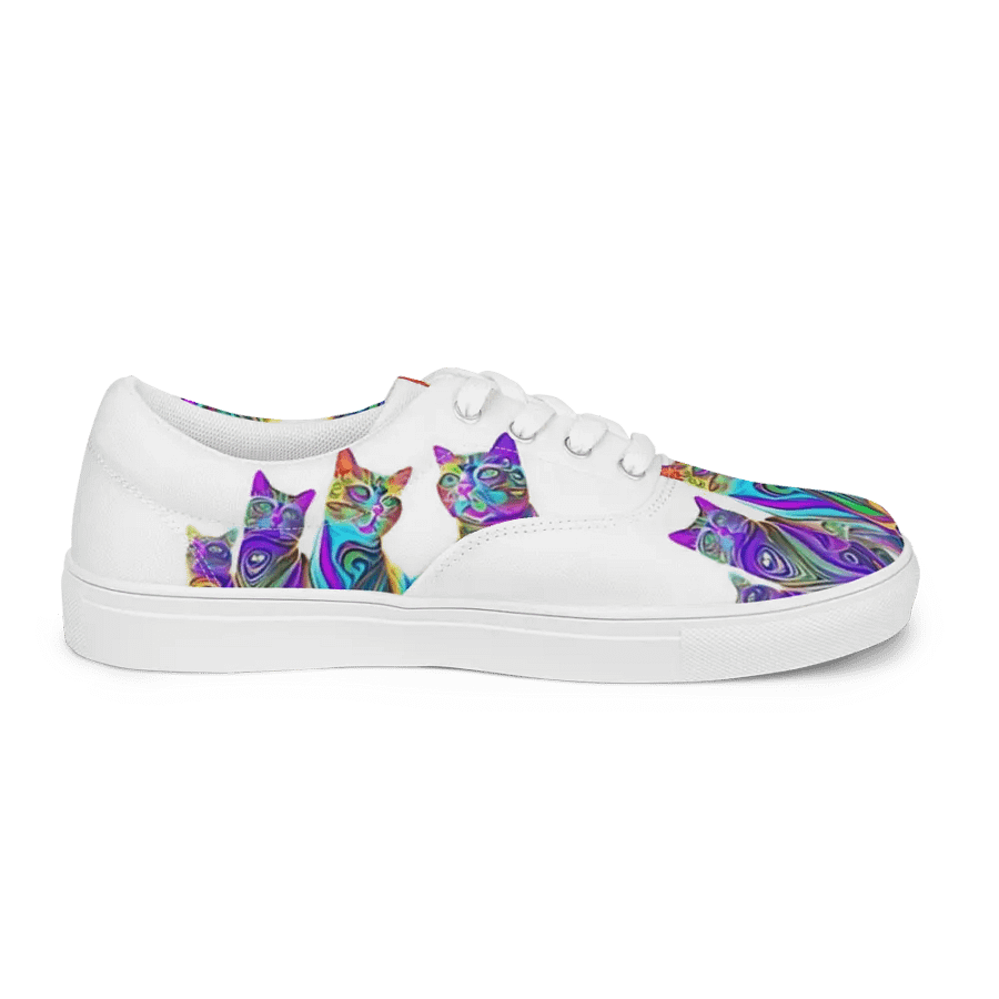 Curious Cats Women's Lace-Up Canvas Shoes product image (4)