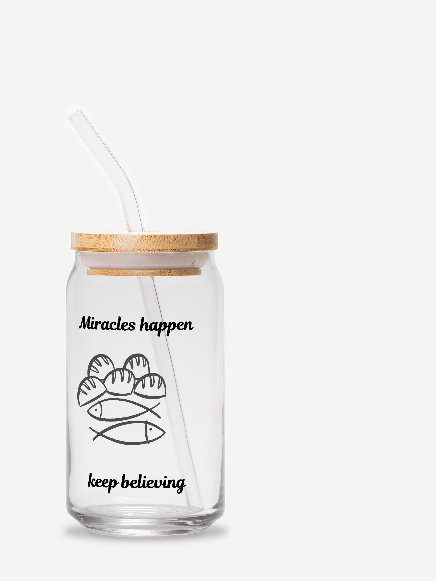 Miracles Happen wellness glass can product image (4)