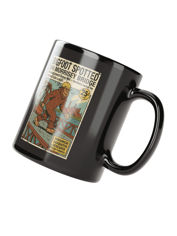 Bigfoot on the Morrissey Bridge Mug – Miramichi Sighting product image (3)