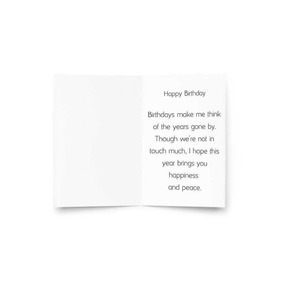 Birthday card - General tone product image (3)