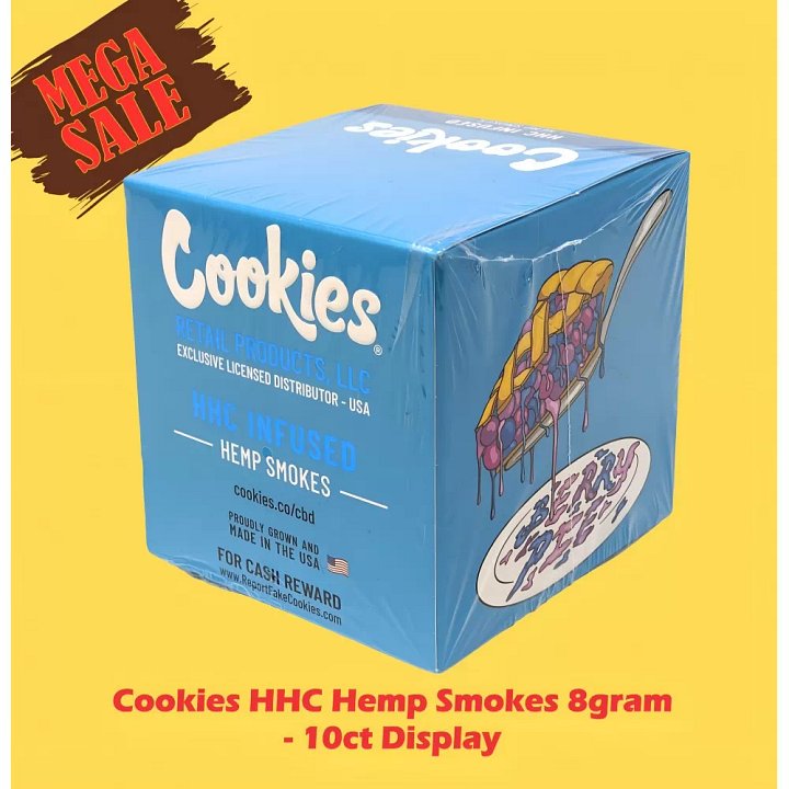 Cookies HHC Hemp Smokes 8g - 10ct Display product image (2)