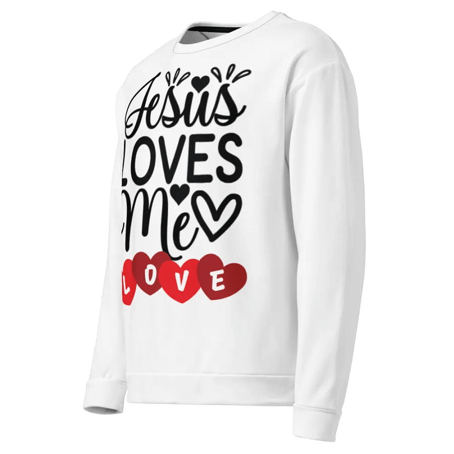 LOVES All-Over Print Recycled Sweatshirt product image (3)