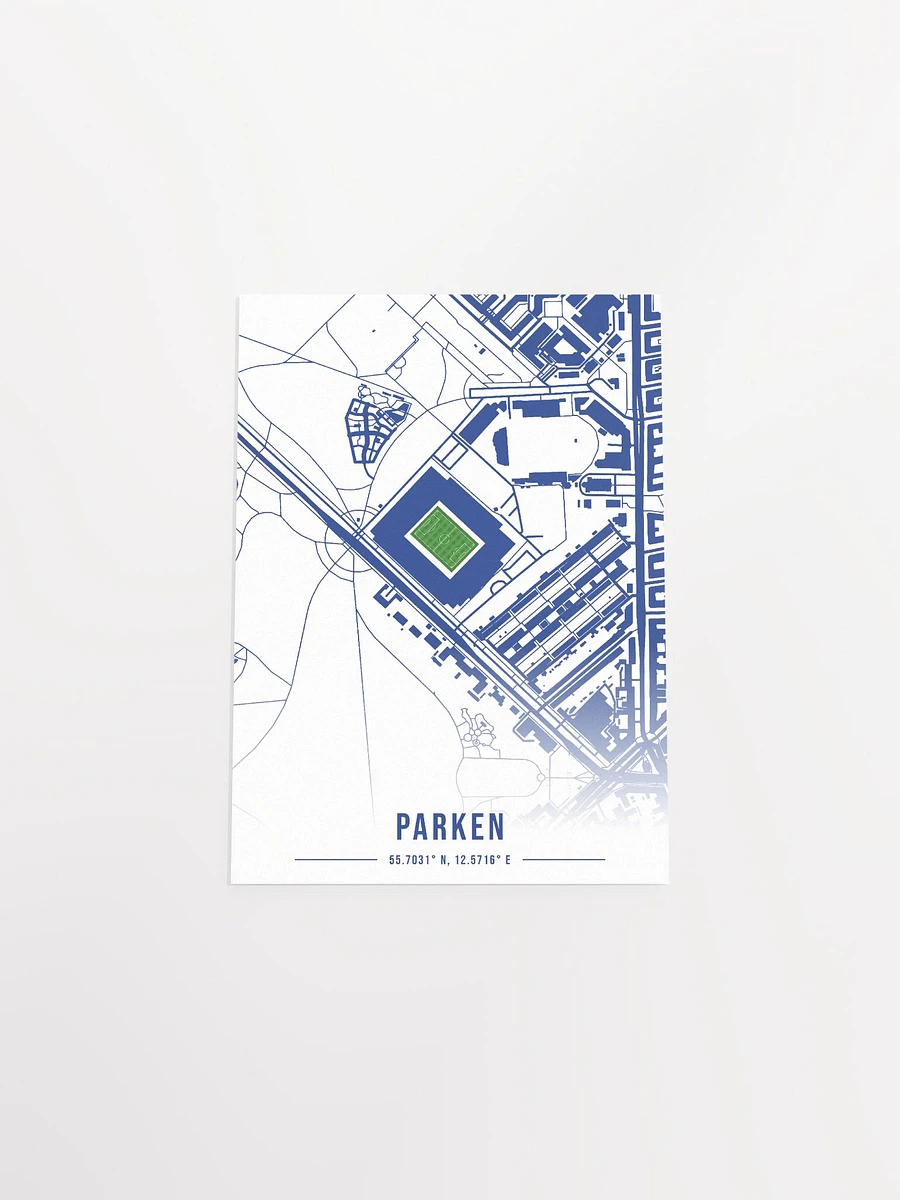 Parken Stadium White Map Design Poster product image (17)