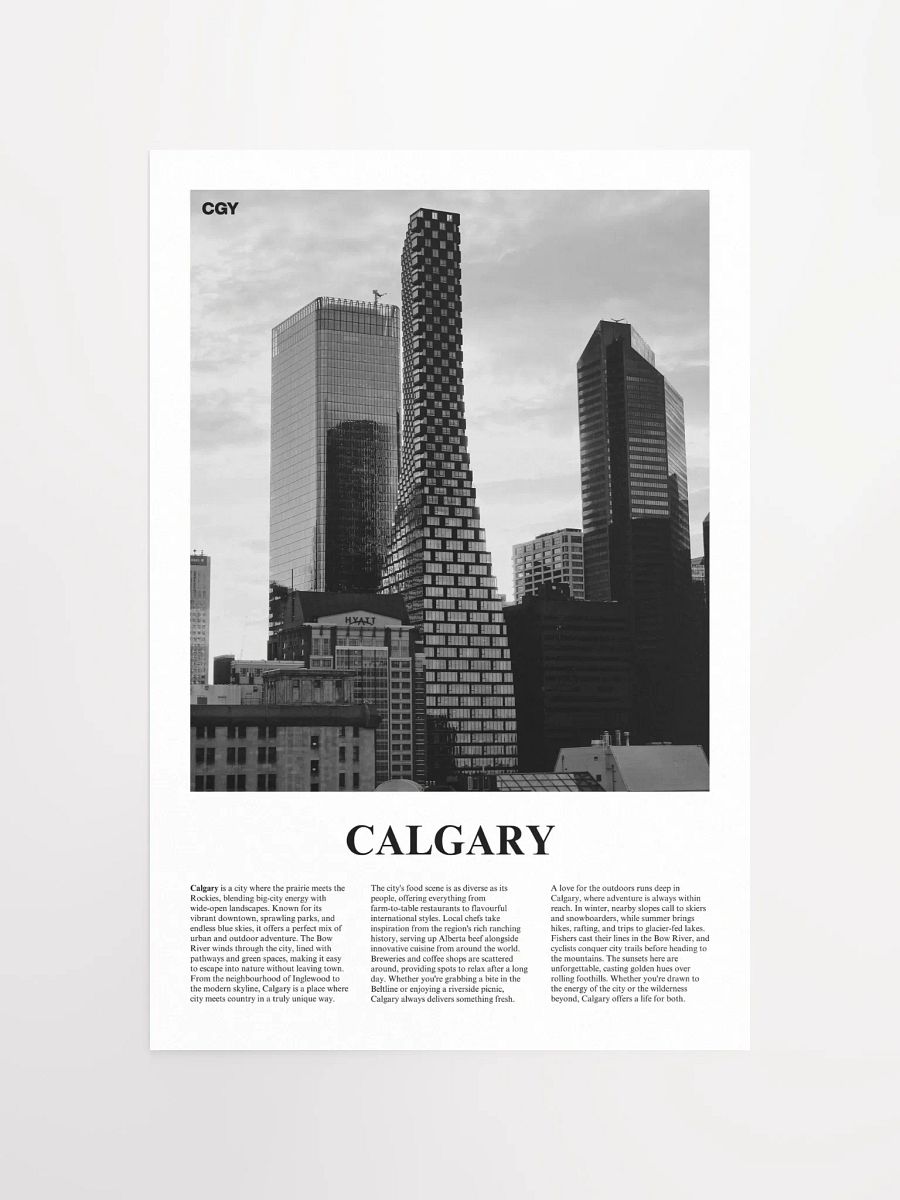 Calgary 01 Newspaper Poster product image (5)