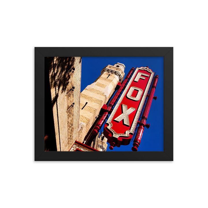 Fox Theatre – Landmark Atlanta Art Framed Poster product image (1)