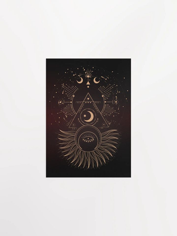 Celestial Geometry Poster product image (3)