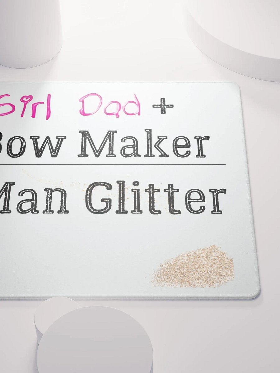 Man Glitter 1 Mouse Pad product image (5)