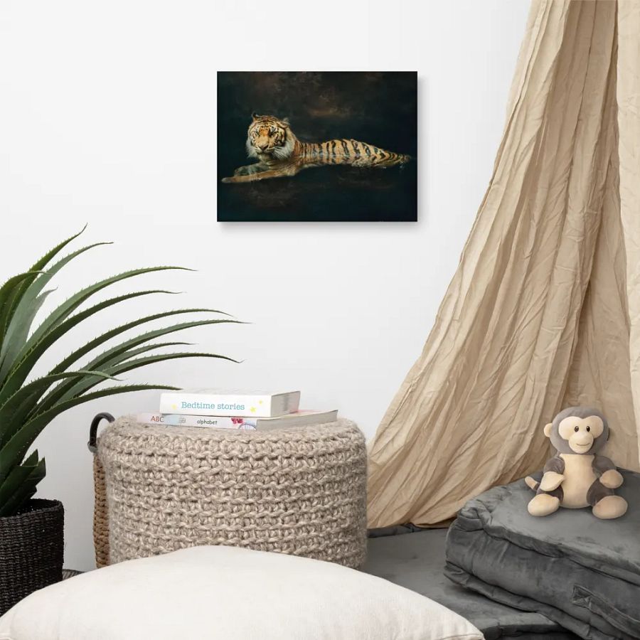 Tiger In Water Canvas product image (7)