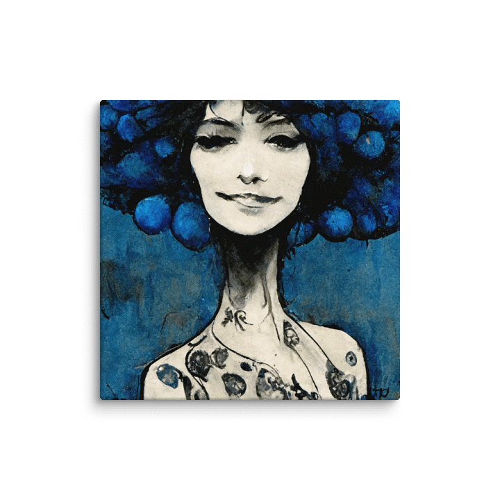 Blue Abstract Serenity Canvas product image (7)
