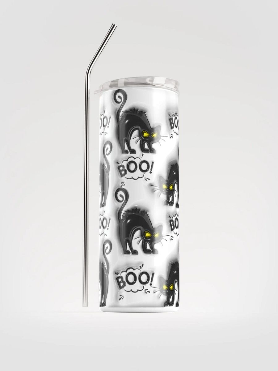 Glowing Eyes Black Cat Halloween Tumbler product image (1)