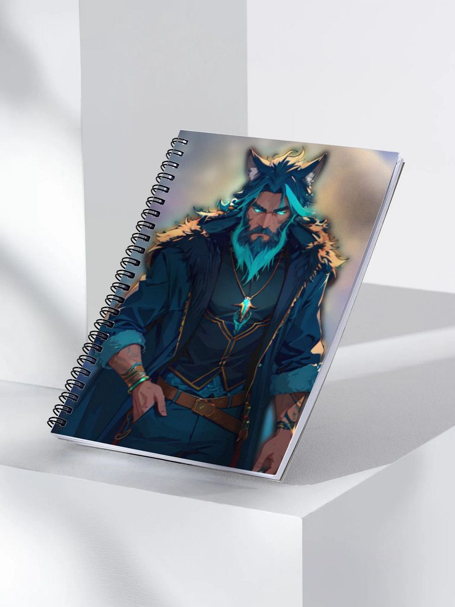Mystical Wolf Adventure Spiral Notebook product image (3)