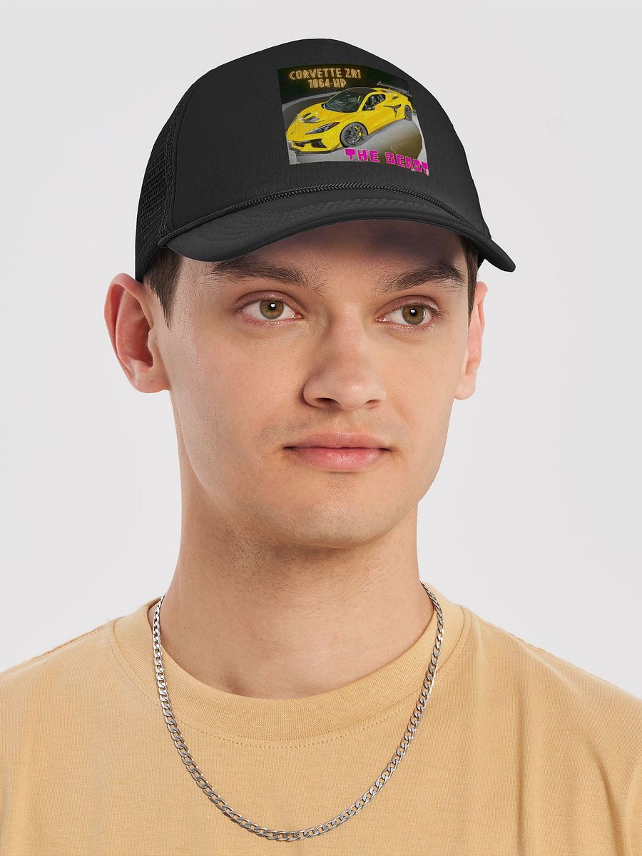 Corvette ZR1 The Beast Foam Trucker Hat product image (5)