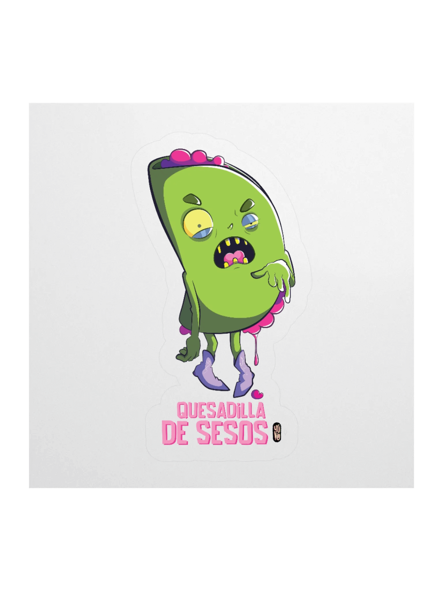 Quesadilla de Sesos - Sticker (Kiss Cut) product image (1)