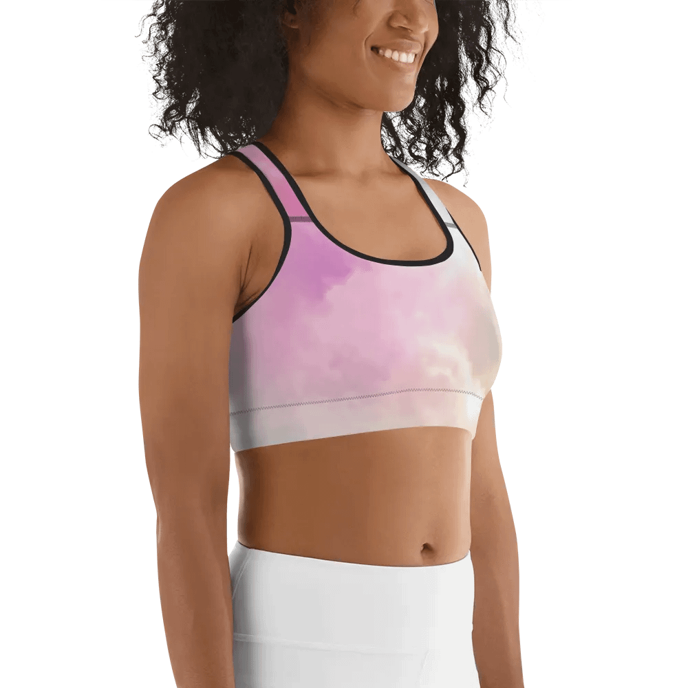 Blur cloud rainbow Design Sports Bra - V4 product image (11)
