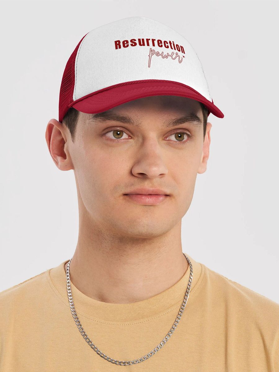 Resurrection Power, Christian Foam Trucker Hat product image (1)
