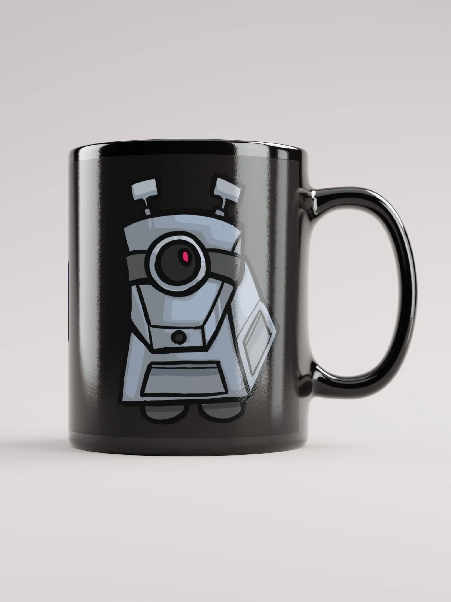 K9 Mini Who Black Glossy Mug product image (1)