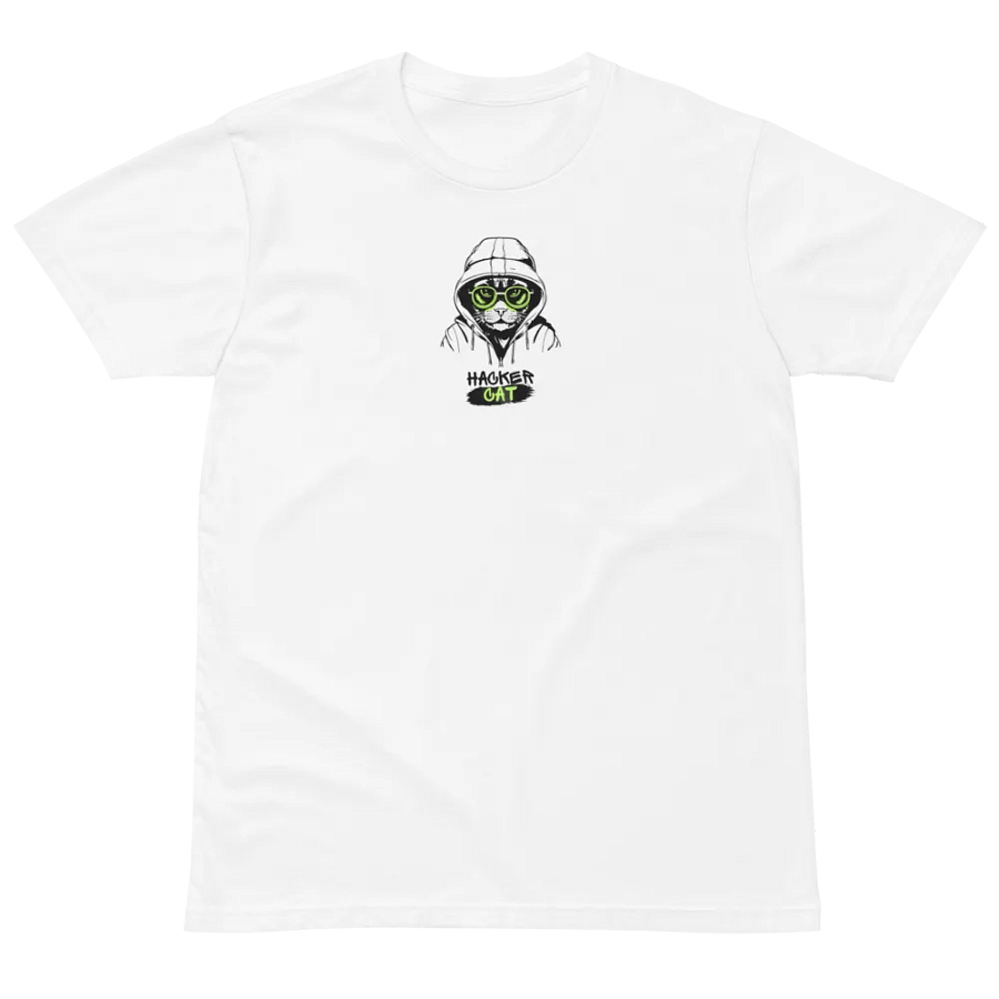 Hacker Cat Coolness Unisex T-Shirt product image (2)