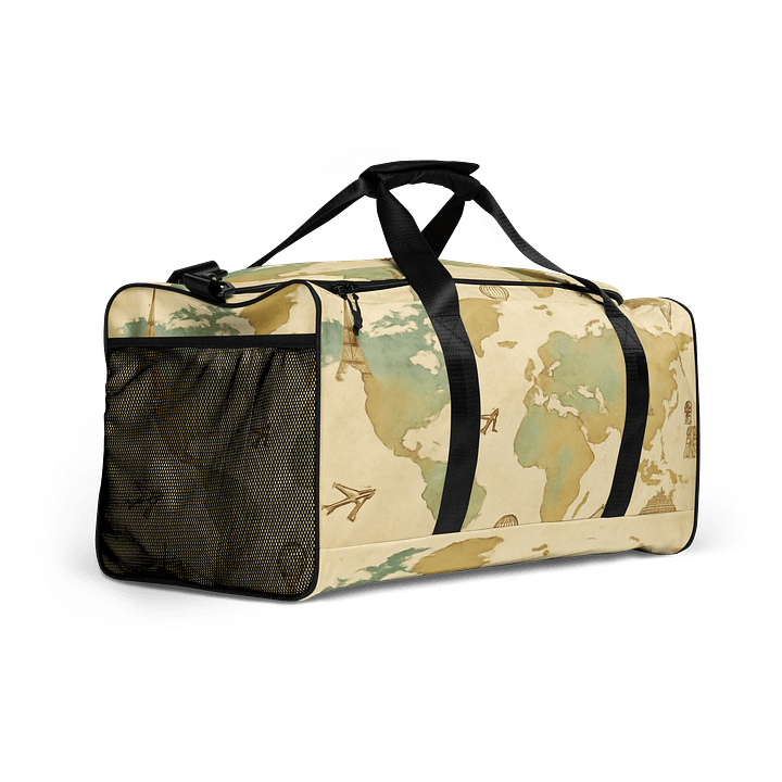 Best Selling - Wanderlust Map All-Over Print Duffle Bag product image (2)