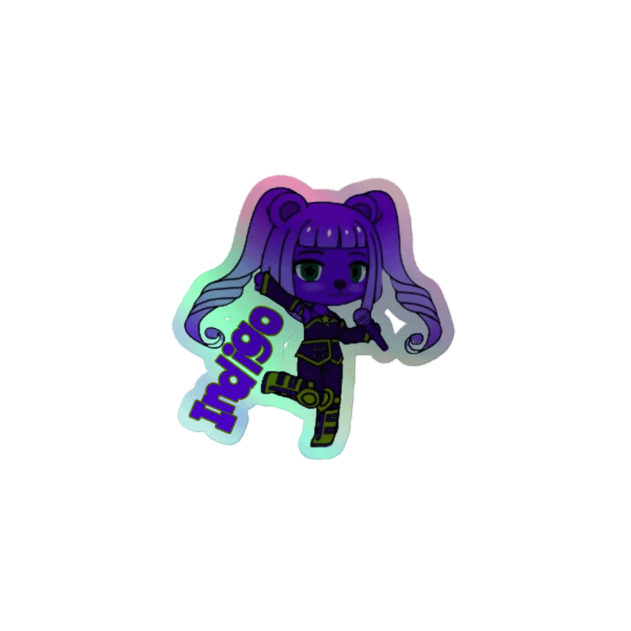 Indigo - Shadow Bears - rainbow sticker product image (1)