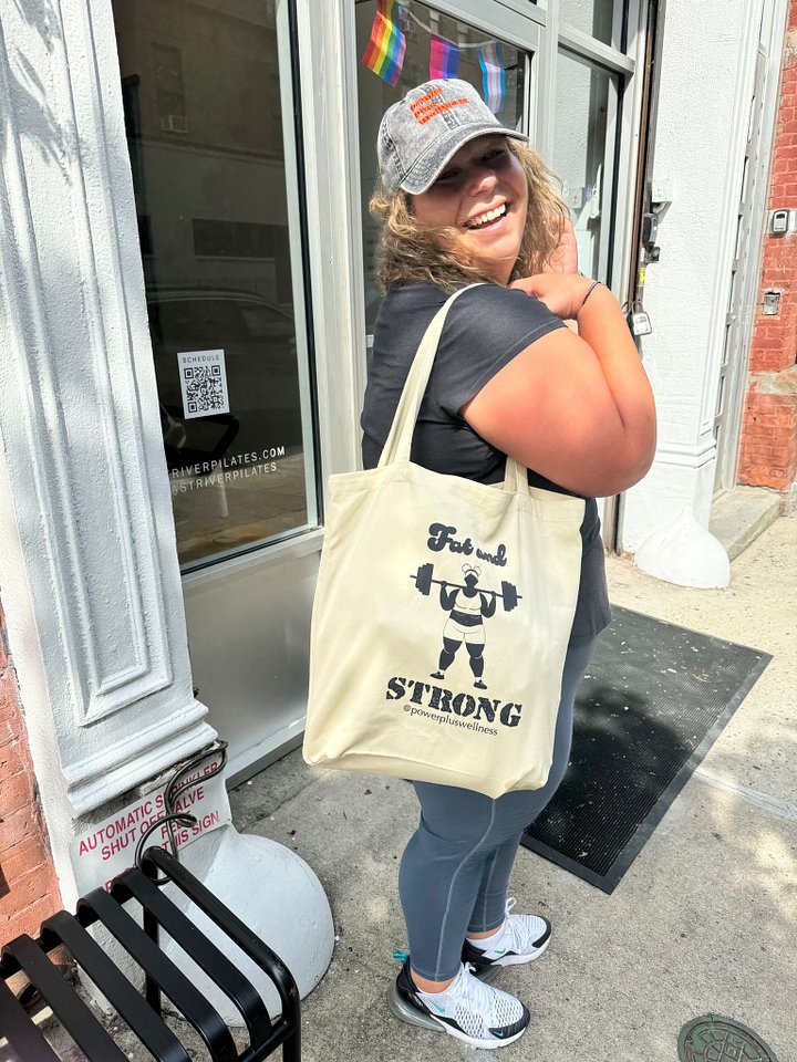 Fat and Strong Tote Bag product image (2)