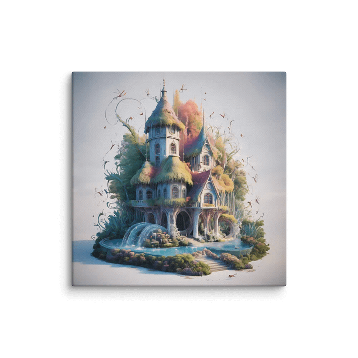 Watercolour Fairy House Art - v5 product image (2)