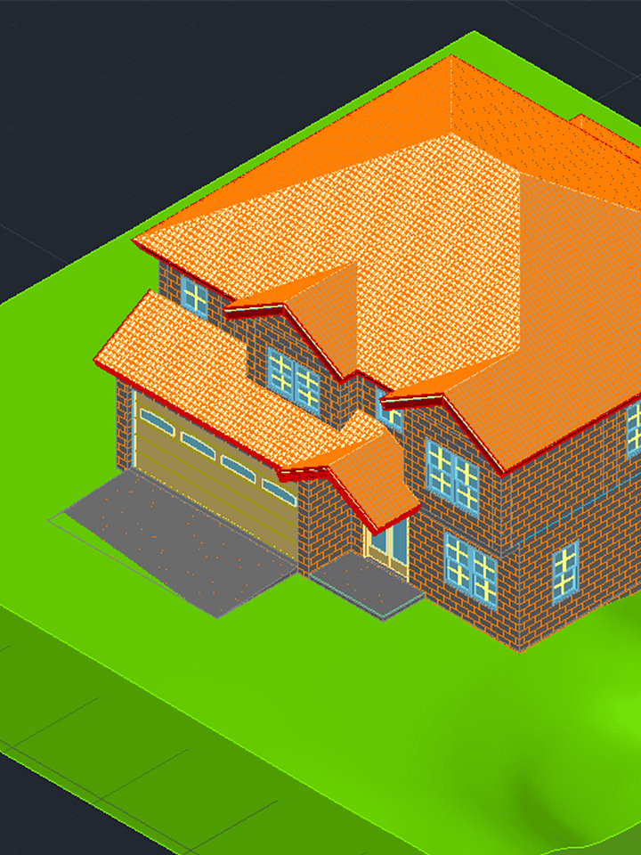 4 Bedroom House: DWFX file product image (2)