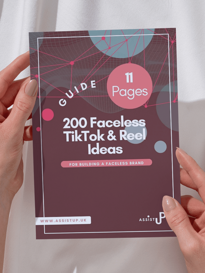 200 Faceless TikTok & Reel Ideas for Business guide product image (1)