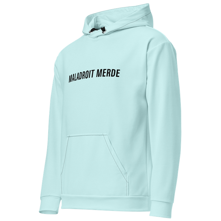 MALADROIT MERDE LIGHT BLUE HOODIE product image (2)