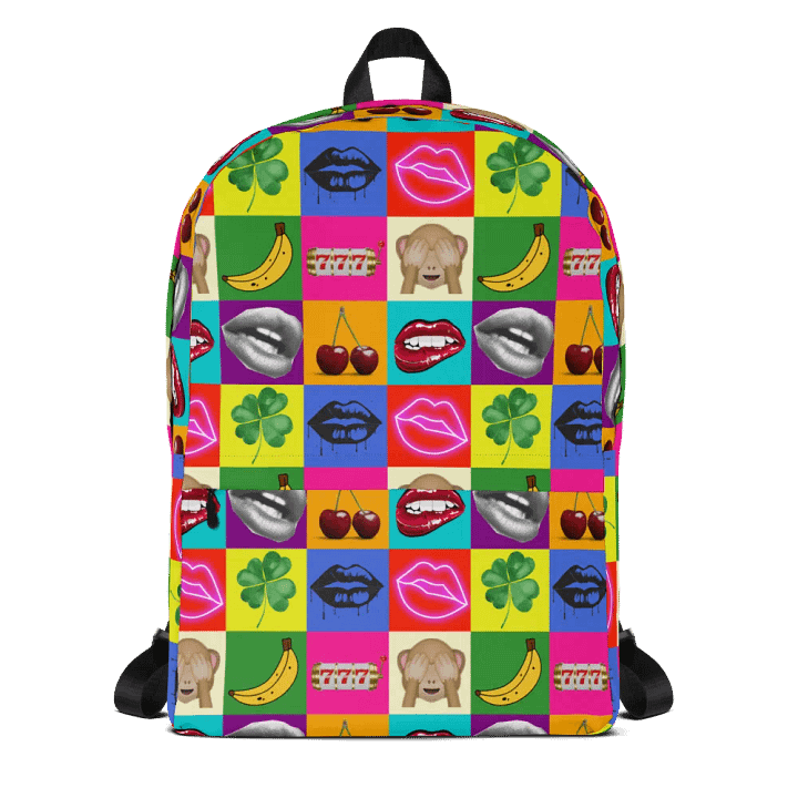 Vibrant Icons All-Over Backpack product image (1)